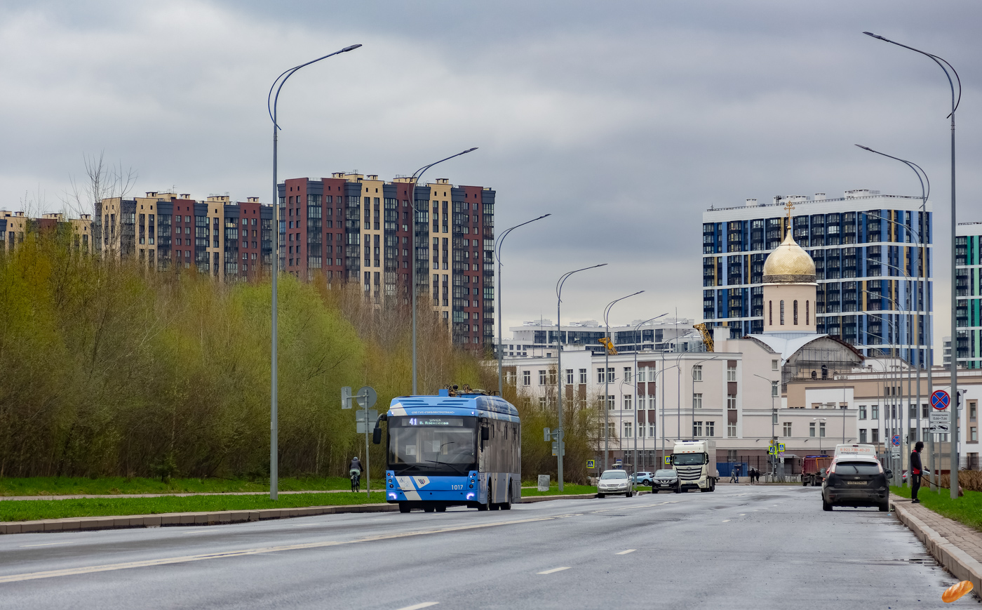 Санкт-Петербург, Тролза-5265.08 «Мегаполис» № 1017