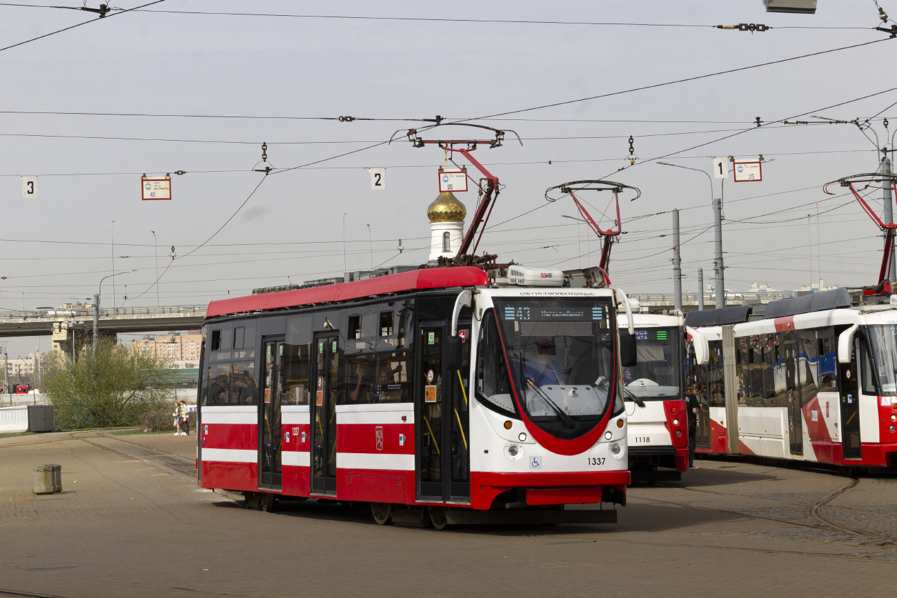 Санкт-Пецярбург, 71-134А (ЛМ-99АВН) № 1337; Санкт-Пецярбург — Конечные станции и разворотные кольца