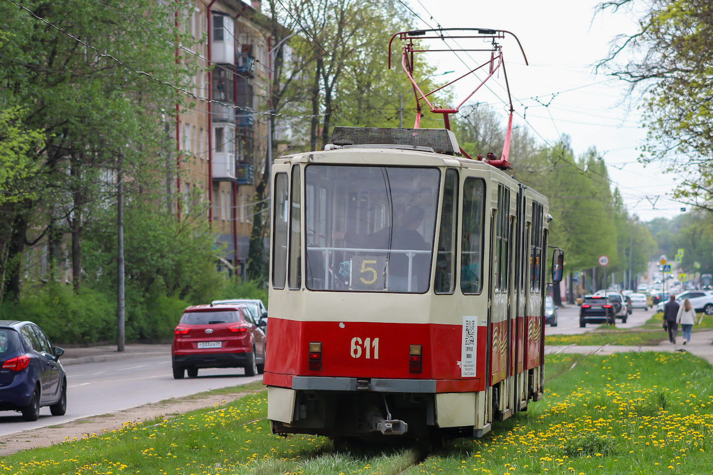 Калининград, Tatra KT4D № 611
