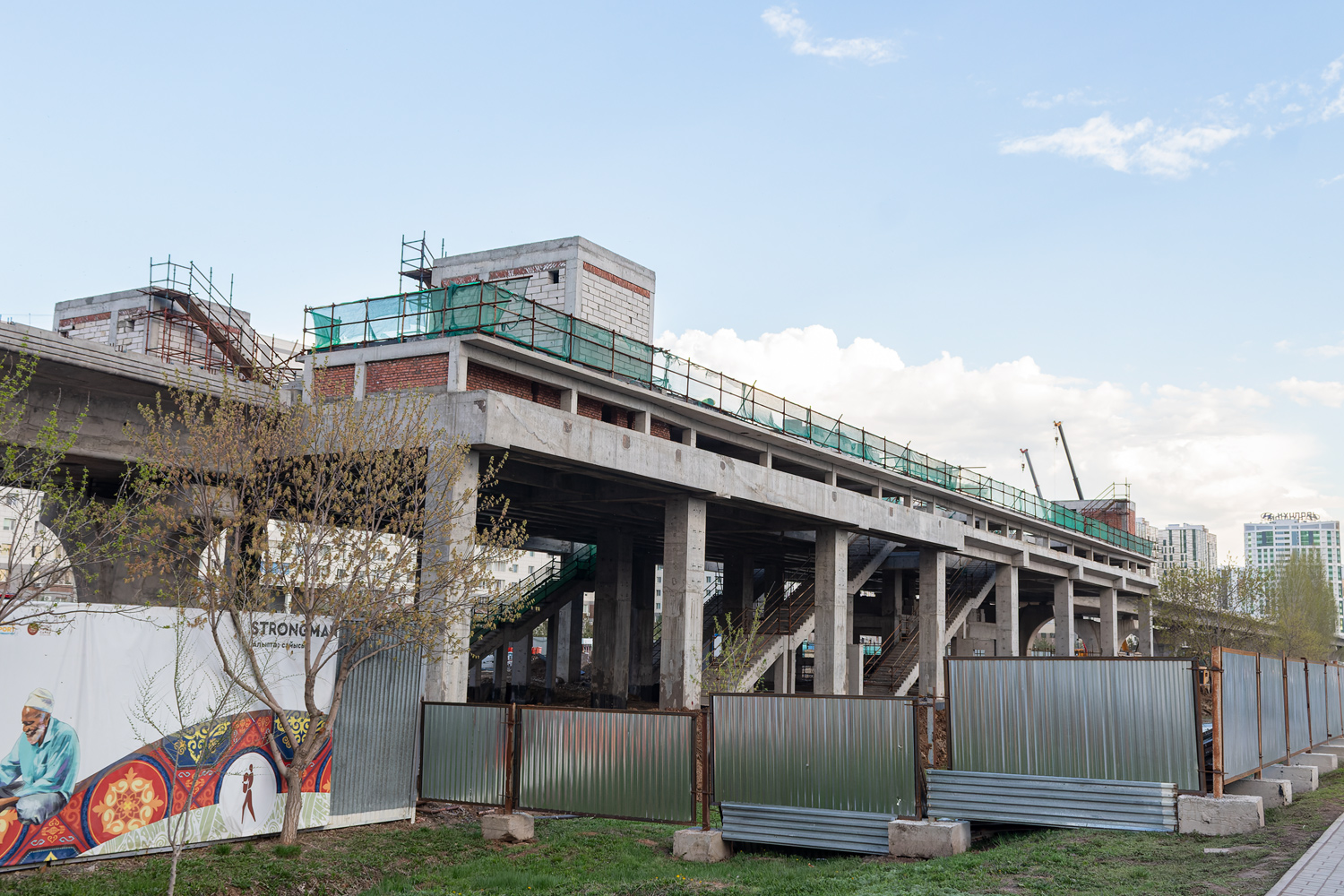 Астана — Строительство LRT