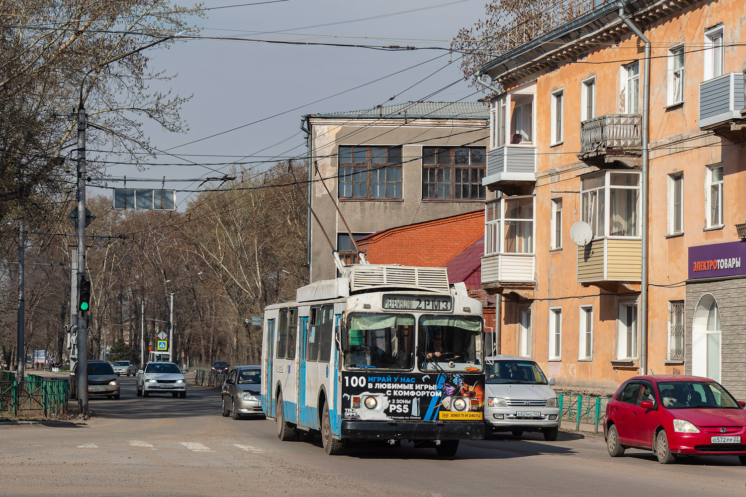 Рубцовск, ЗиУ-682 КВР БТРМ № 100