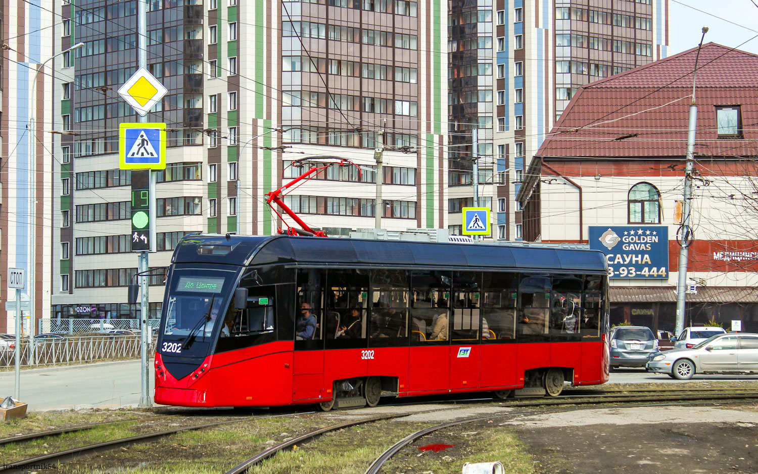 Новосибирск, БКМ Т701 № 3202