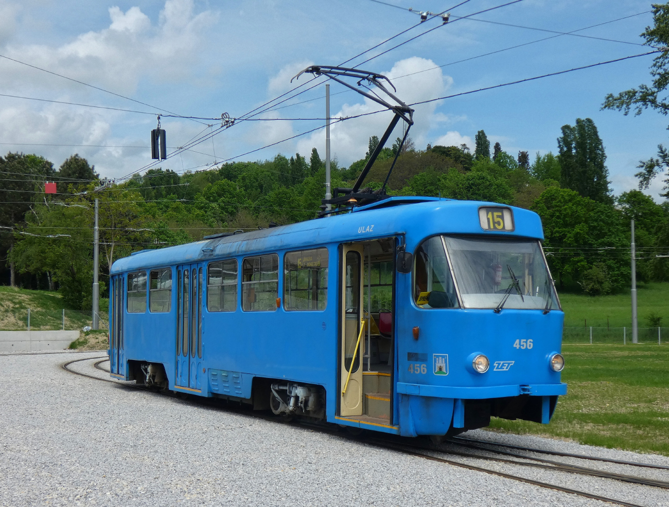 Загреб, Tatra T4YU № 456