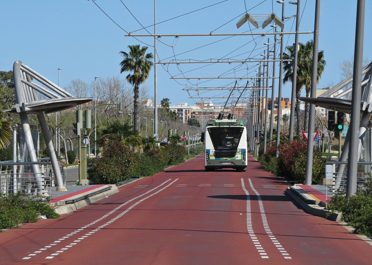 Кастельон-де-ла-Плана, Solaris Trollino III 12 Škoda MetroStyle № 12; Кастельон-де-ла-Плана — Троллейбусные линии и инфраструктура