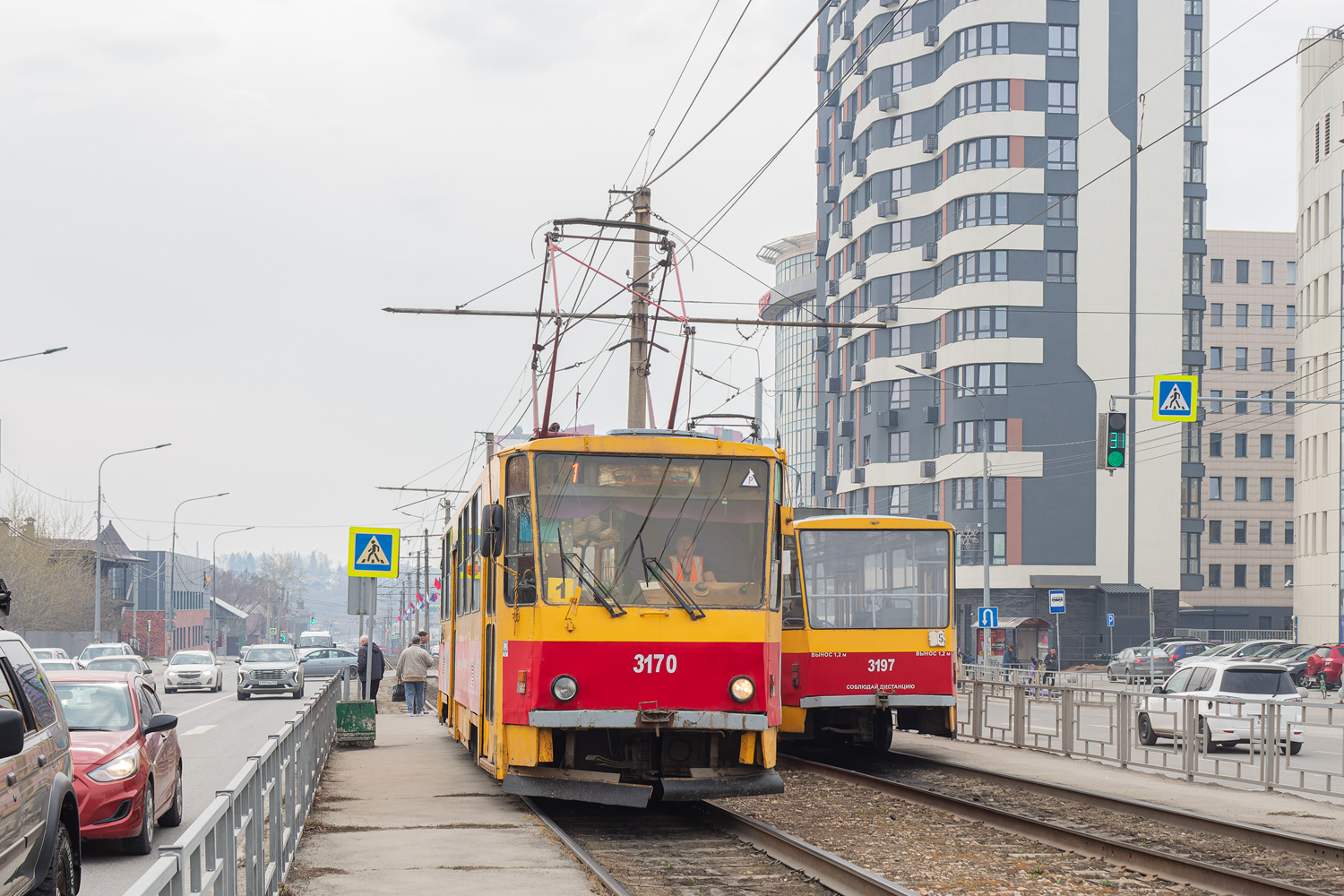 Барнаул, Tatra T6B5SU № 3170