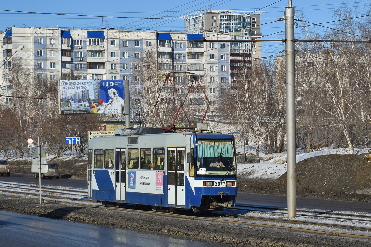 Барнаул, Tatra B3DM КВР Барнаул № 3077