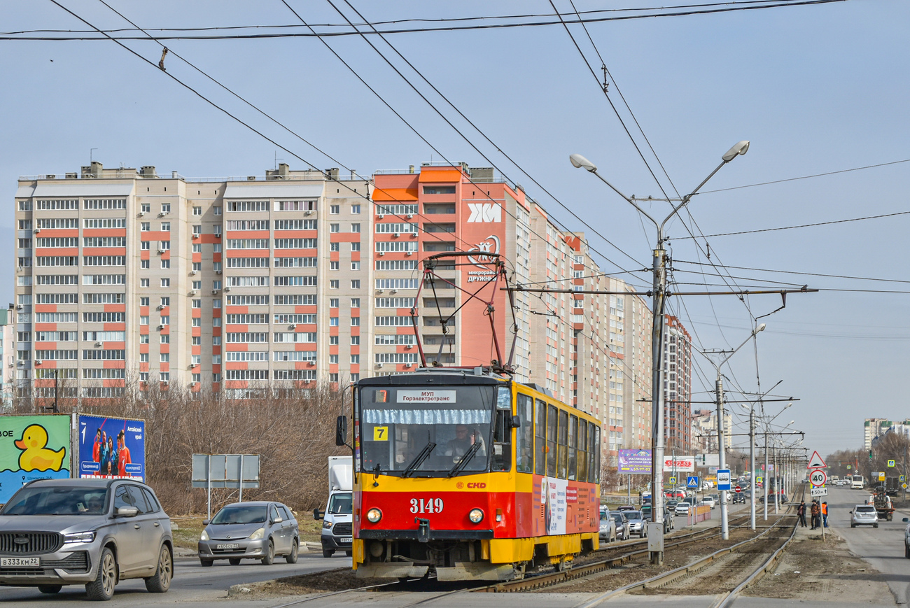 Барнаул, Tatra T6B5SU № 3149