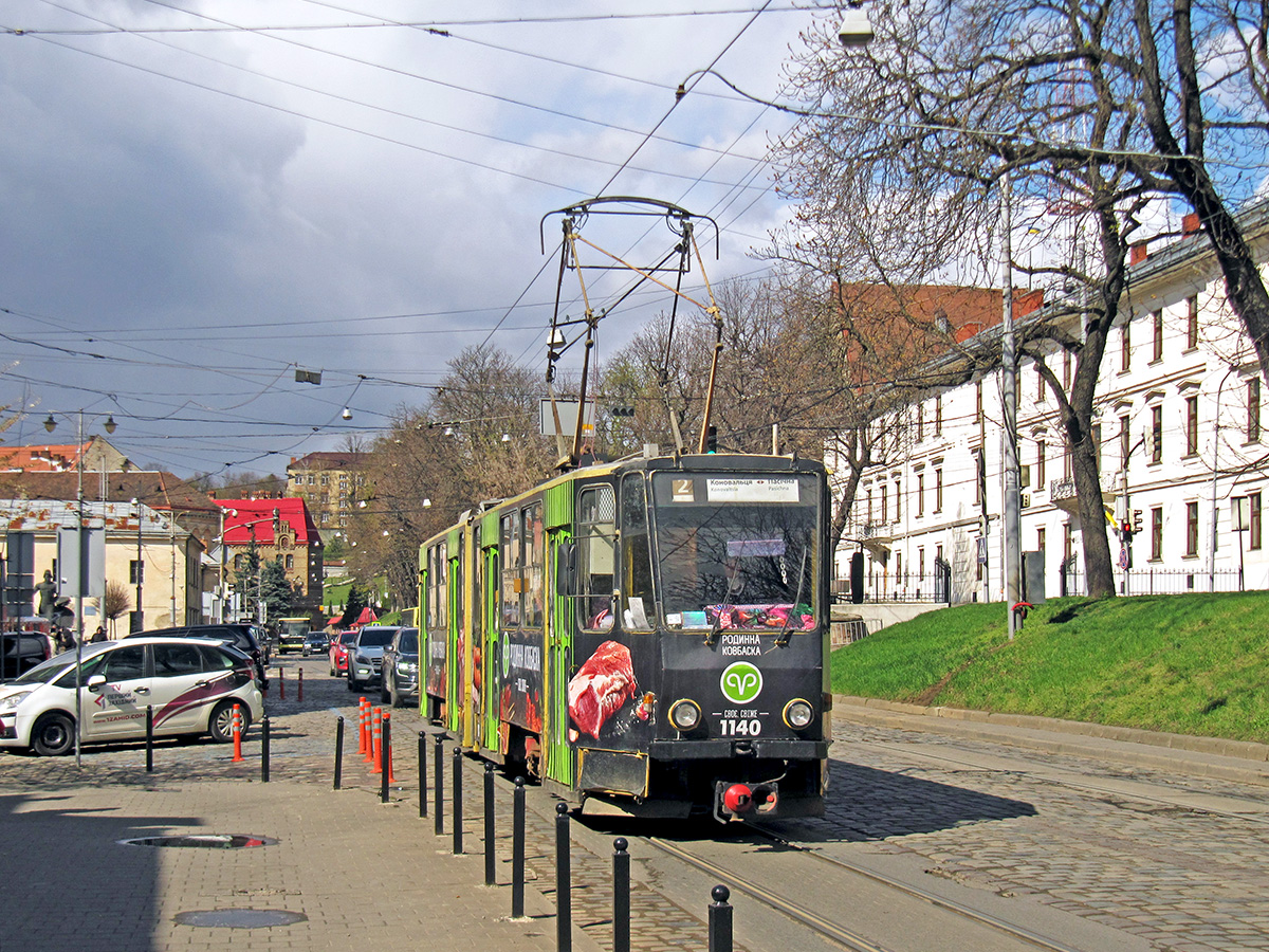 Львов, Tatra KT4SU № 1140