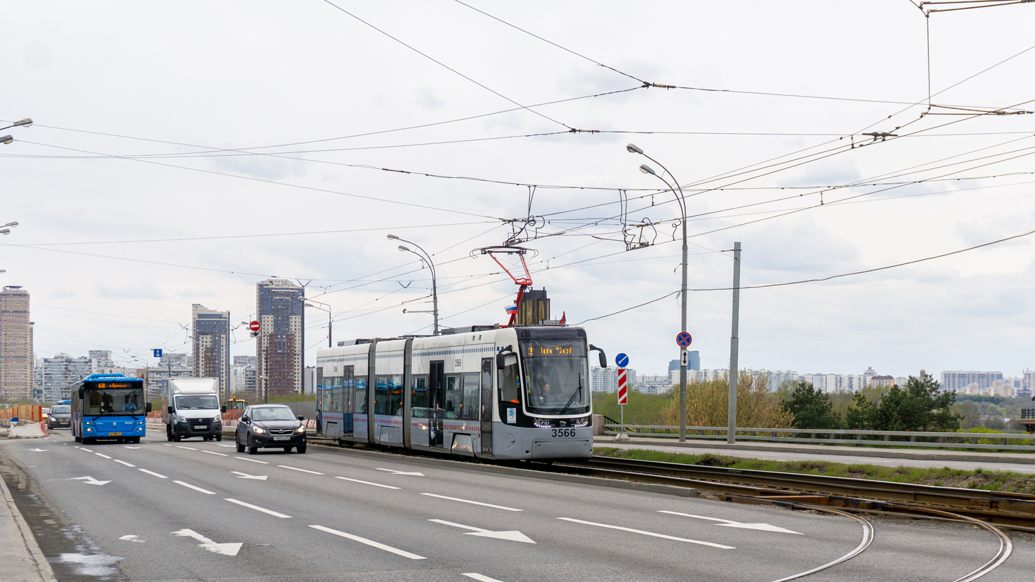 Москва, 71-414 (Pesa Fokstrot) № 3566 Москва, 71-414 (Pesa Fokstrot) № 3566