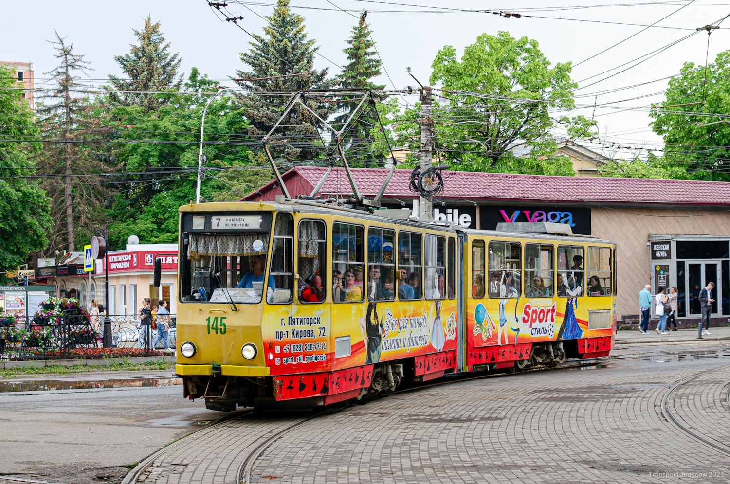 Пятигорск, Tatra KT4SU № 145