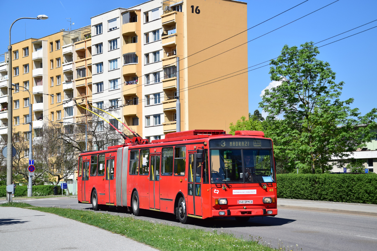 Ческе-Будеёвице, Škoda 15Tr13/7M № 48; Ческе-Будеёвице — Последний день регулярной эксплуатации троллейбусов Škoda 15Tr (02.05.2025)