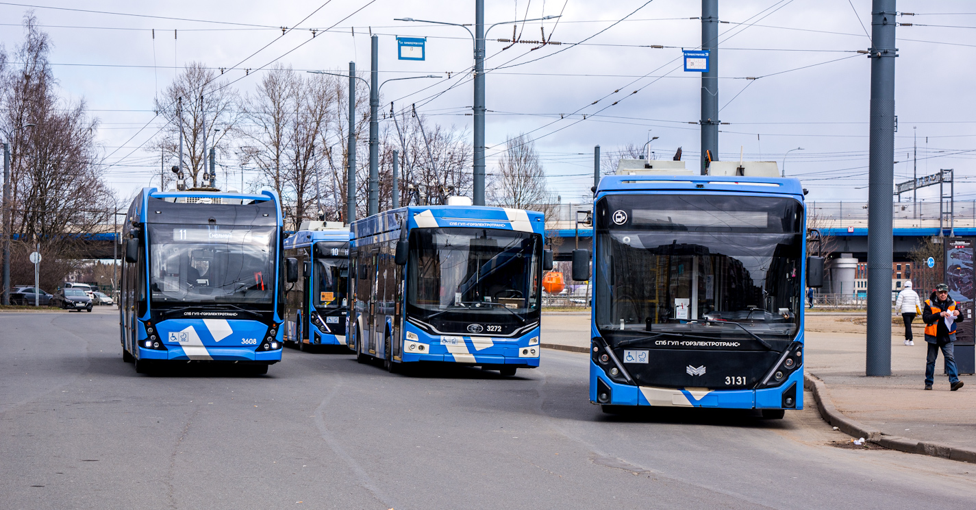 Санкт-Петербург, БКМ 32100D «Ольгерд» № 3131; Санкт-Петербург — Конечные станции и разворотные кольца