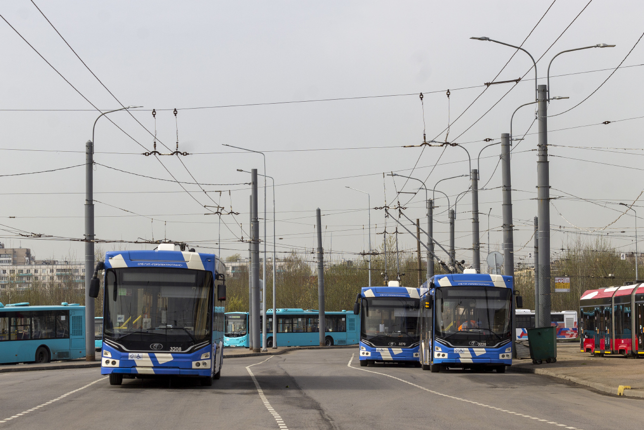 Санкт-Петербург, ПКТС-6281.00 «Адмирал» № 3208; Санкт-Петербург — Конечные станции и разворотные кольца