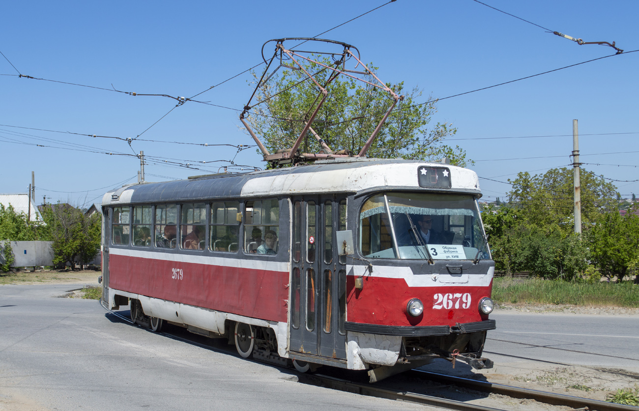 Волгоград, Tatra T3SU (двухдверная) № 2679