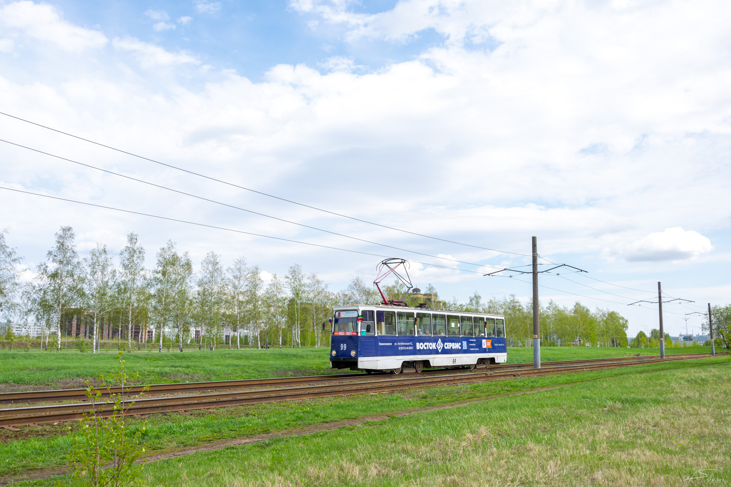 Nižnekamsk, 71-605 (KTM-5M3) č. 99 Nižnekamsk, 71-605 (KTM-5M3) č. 99