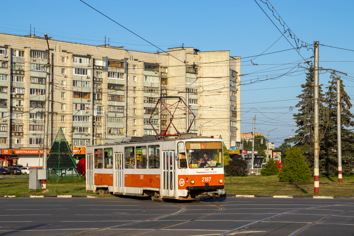 Ульяновск, Tatra T6B5SU № 2187