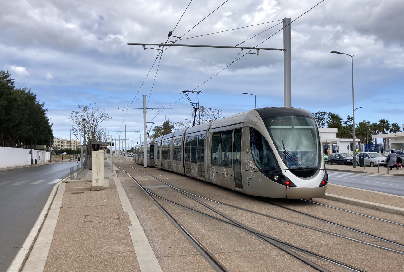 Рабат - Сале, Alstom Citadis 302 № 025; Рабат - Сале — Трамвайные линии и инфраструктура