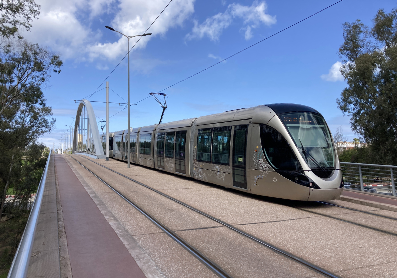 Рабат - Сале, Alstom Citadis 302 № 064; Рабат - Сале — Трамвайные линии и инфраструктура