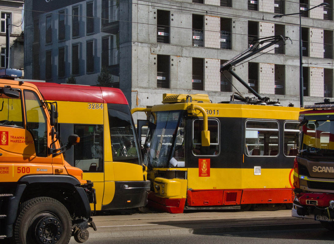 Варшава, Konstal 116Na/1 № 3011; Варшава — Происшествия