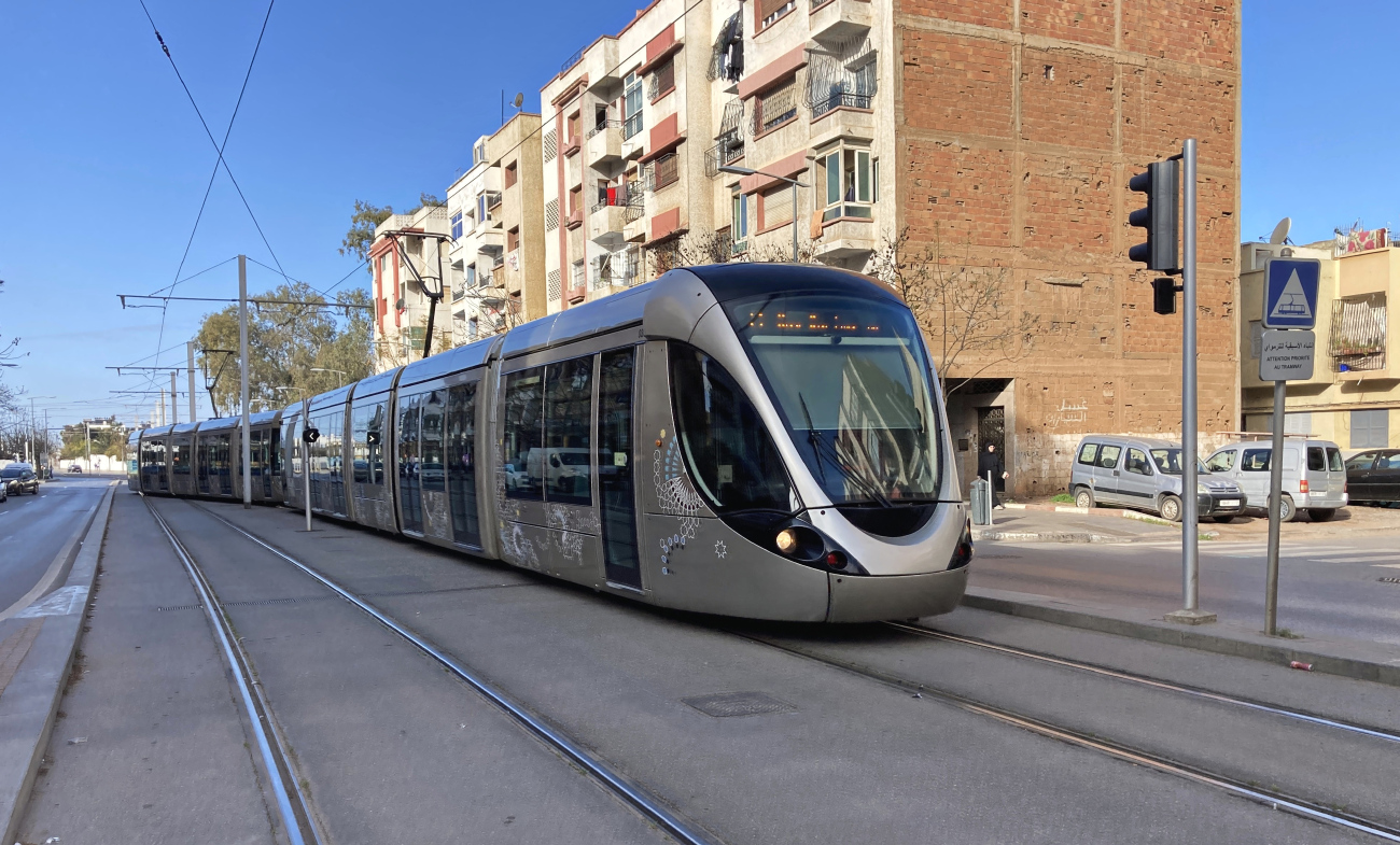 Рабат - Сале, Alstom Citadis 302 № 031; Рабат - Сале — Трамвайные линии и инфраструктура