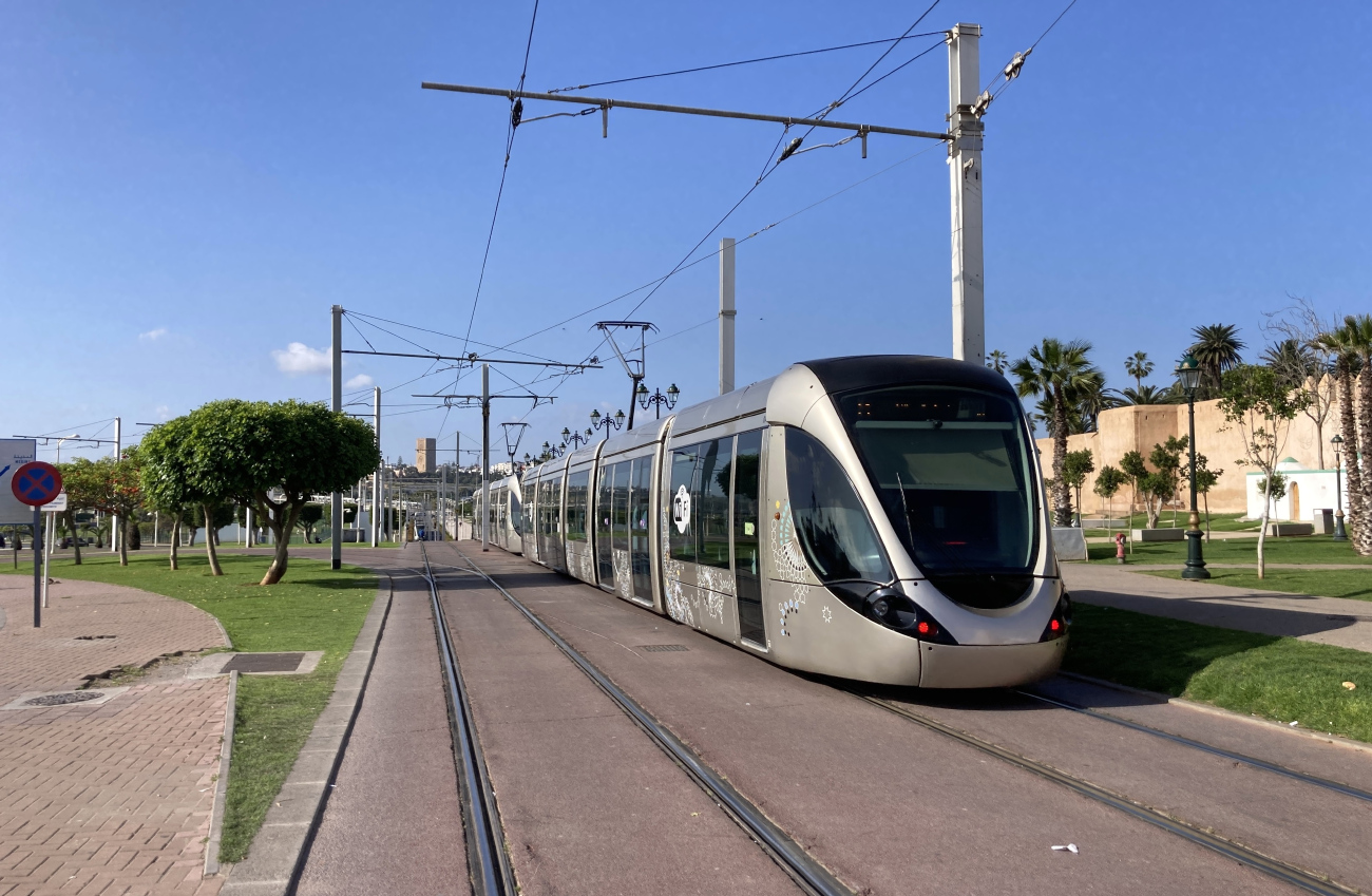 Рабат - Сале, Alstom Citadis 302 № 040; Рабат - Сале — Трамвайные линии и инфраструктура