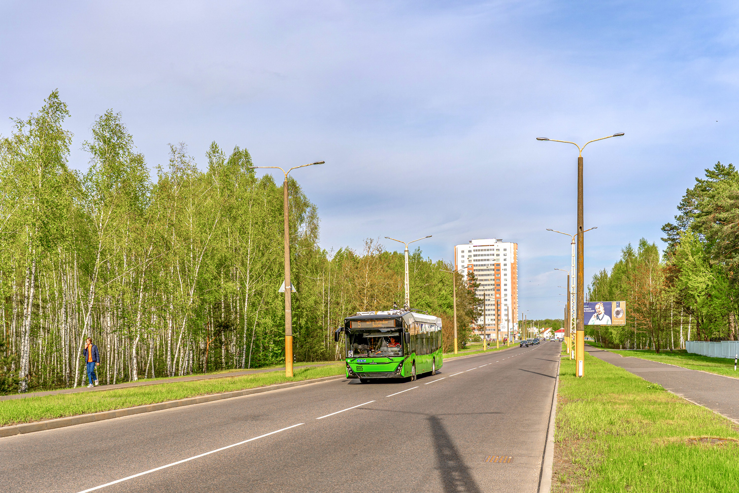 Гомель, МАЗ-303Т20 № 1885; Гомель — Движение на участках с использованием автономного хода