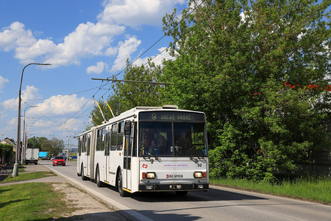 Ческе-Будеёвице, Škoda 15Tr13/7M № 50; Ческе-Будеёвице — Последний день регулярной эксплуатации троллейбусов Škoda 15Tr (02.05.2025)