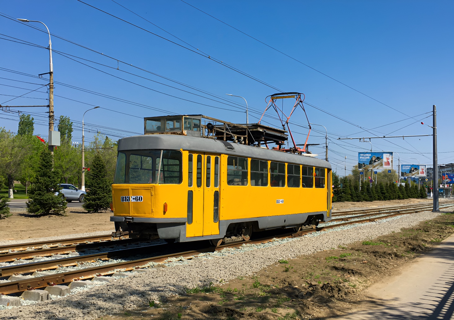 Волгоград, Tatra T3SU (двухдверная) № 60