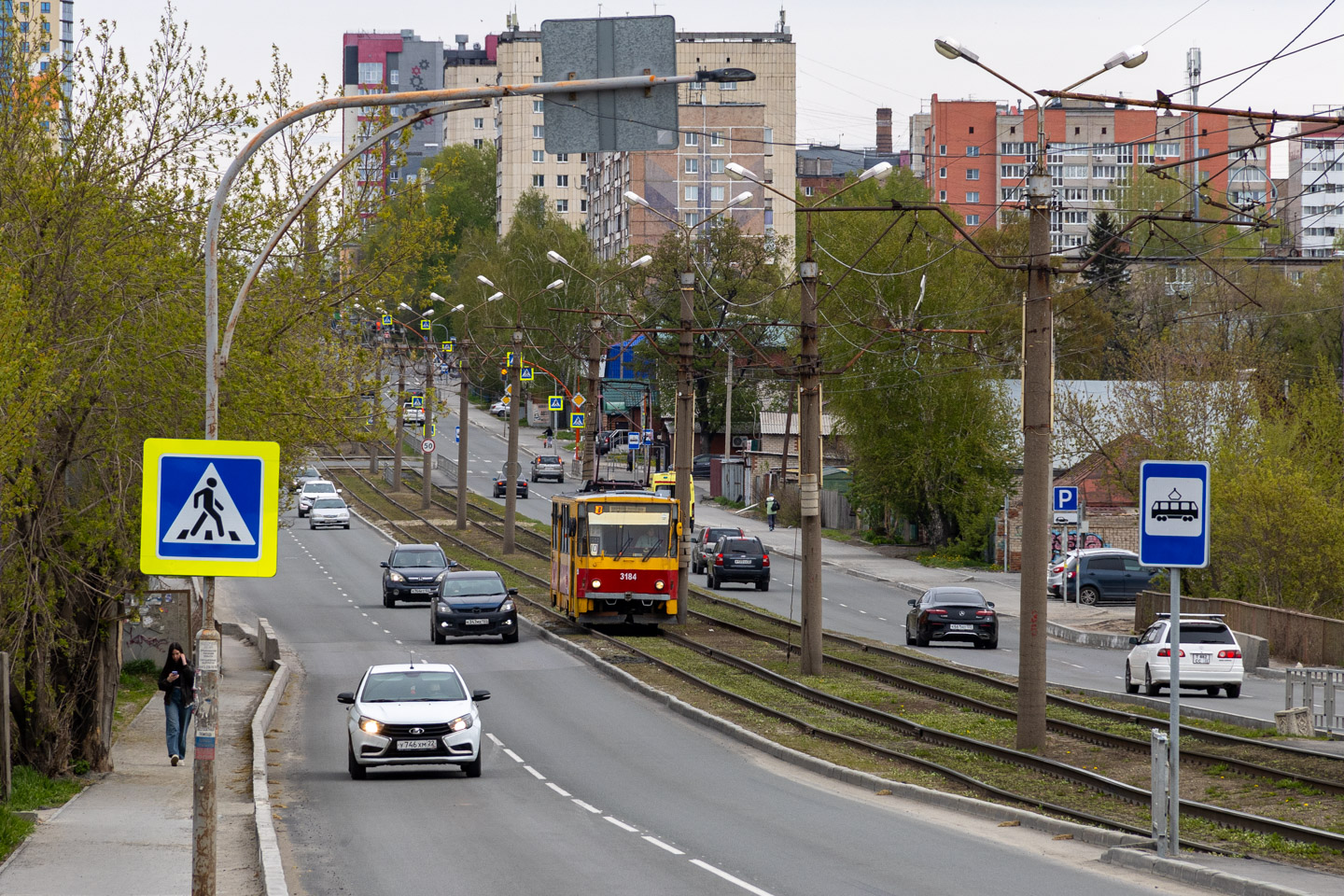 Барнаул, Tatra T6B5SU № 3184