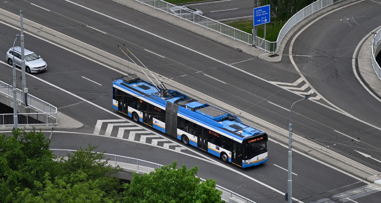 Ostrawa, Škoda 27Tr Solaris III Nr 3807; Ostrawa — Trolleybus Lines and Infrastructure; Ostrawa — Views from New City Hall Ostrawa, Škoda 27Tr Solaris III Nr 3807; Ostrawa — Trolleybus Lines and Infrastructure; Ostrawa — Views from New City Hall
