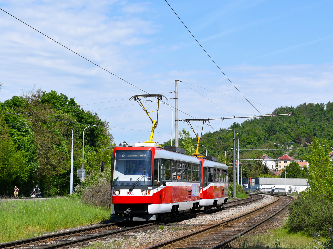 Брно, Tatra T3R (1995) № 1665