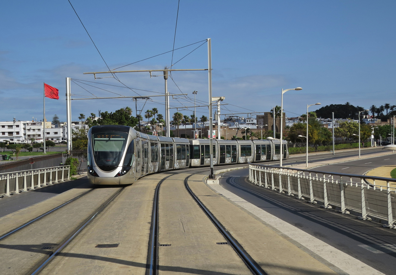 Рабат - Сале, Alstom Citadis 302 № 009; Рабат - Сале — Трамвайные линии и инфраструктура