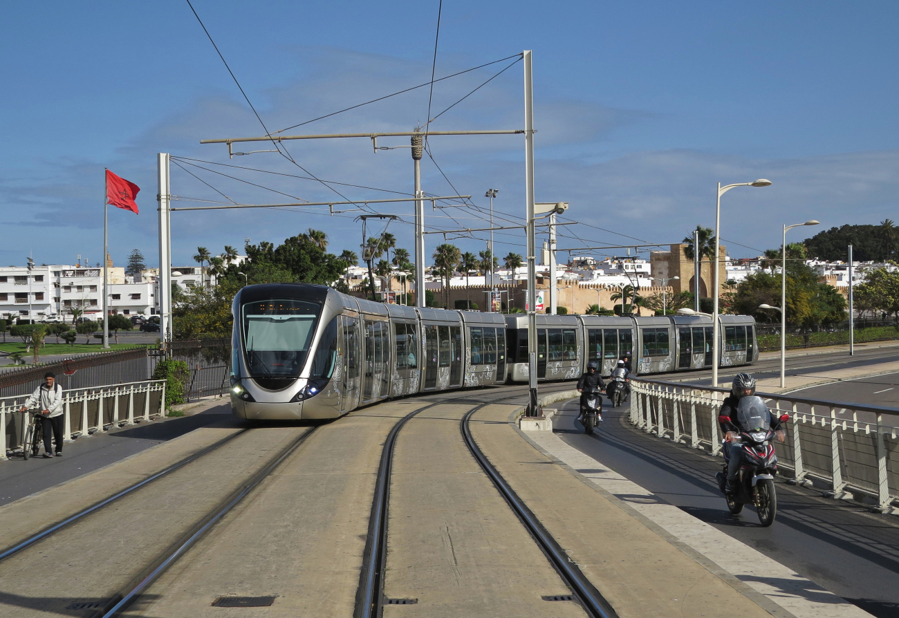 Рабат - Сале, Alstom Citadis 302 № 066; Рабат - Сале — Трамвайные линии и инфраструктура
