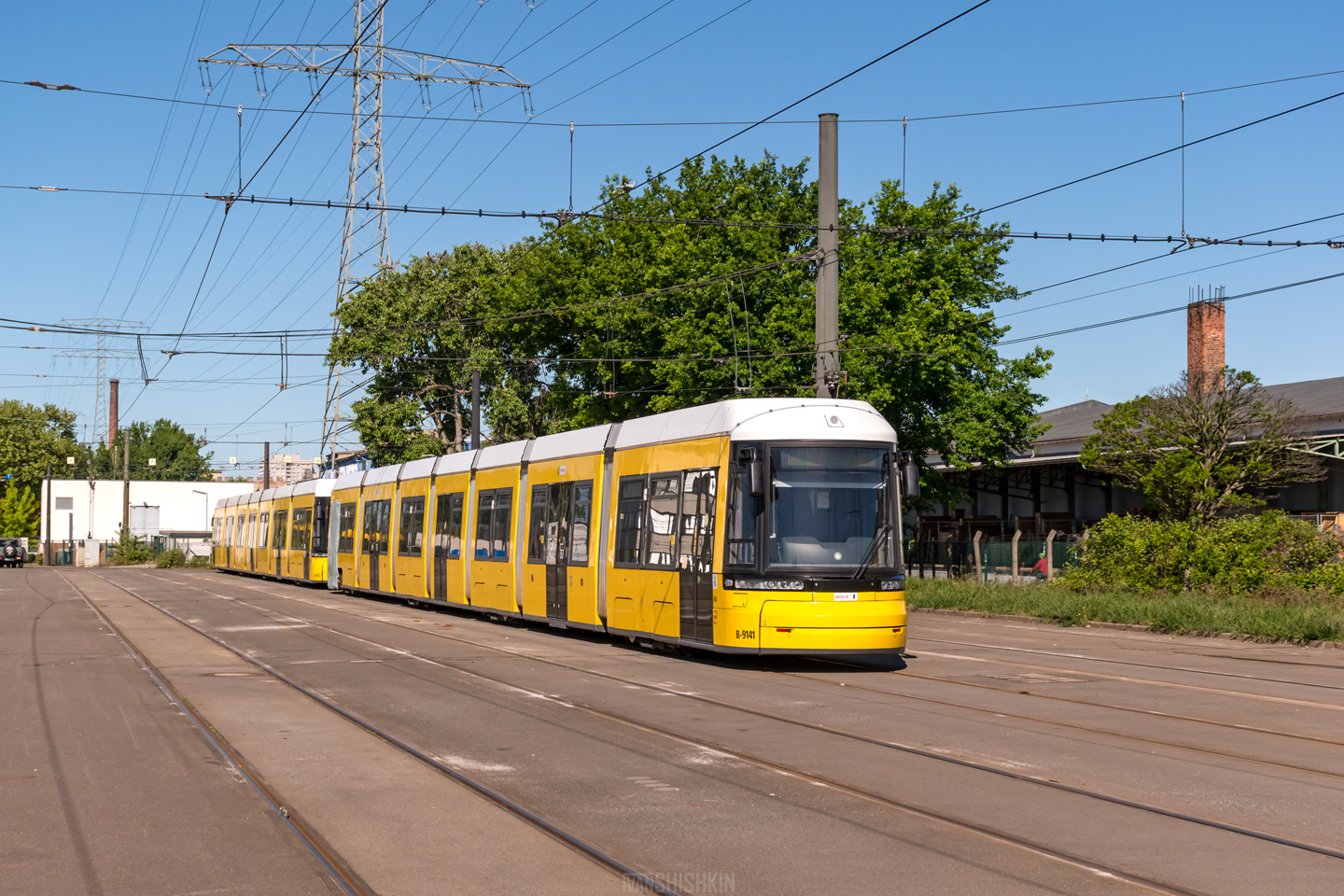 Berlin, Bombardier Flexity Berlin (GT8-08ZR/F8Z) — 9141