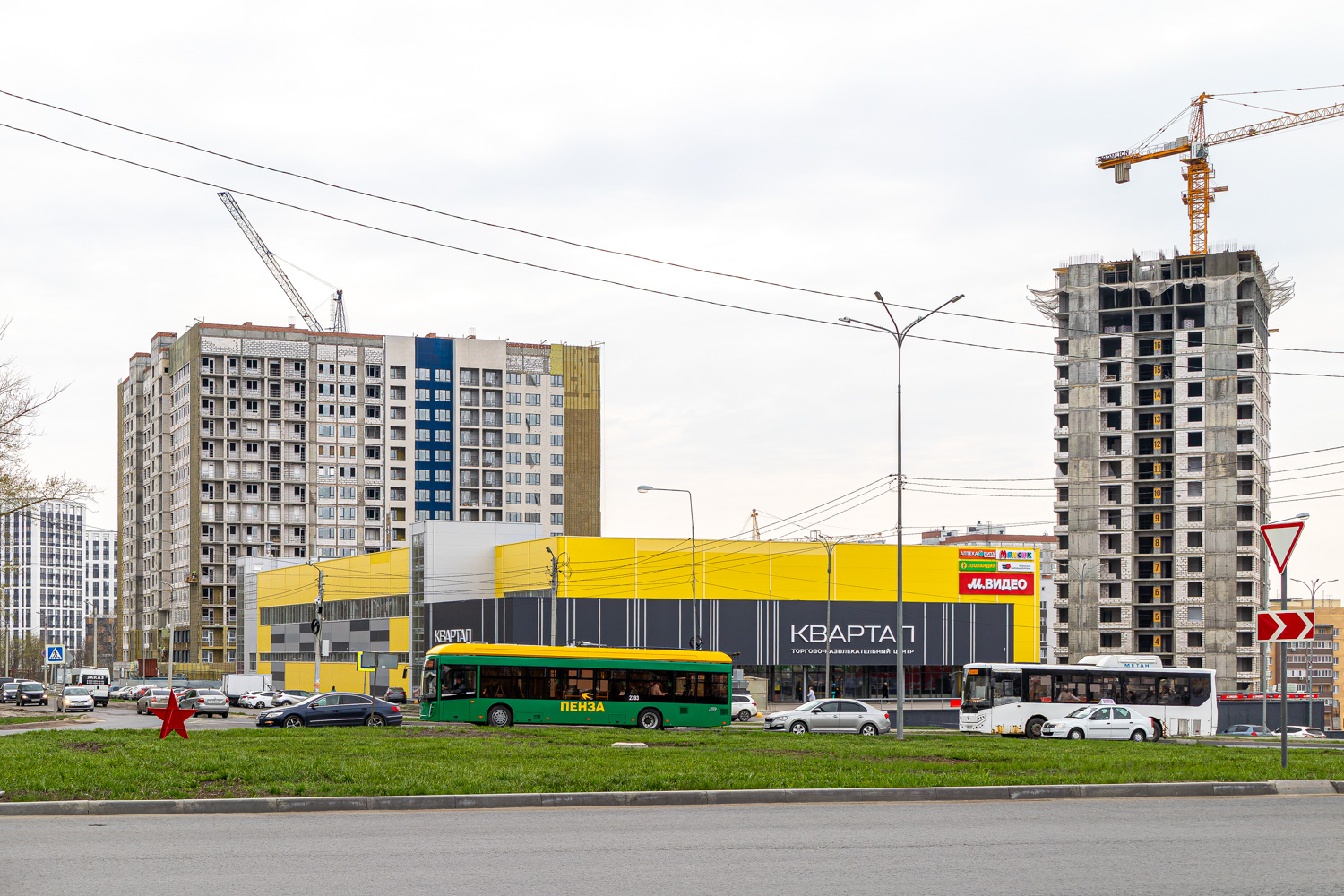 Пенза — Участки без контактной сети