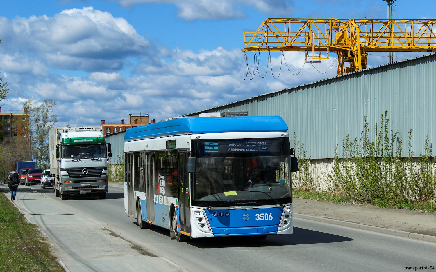 Новосибірськ, УТТЗ-6241.01 «Горожанин» № 3506