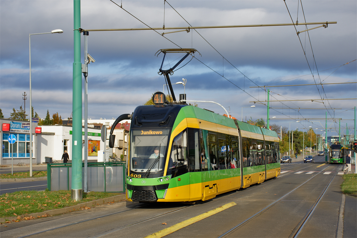 Познань, Modertrans Moderus Gamma LF 02 AC № 603 Познань, Modertrans Moderus Gamma LF 02 AC № 603