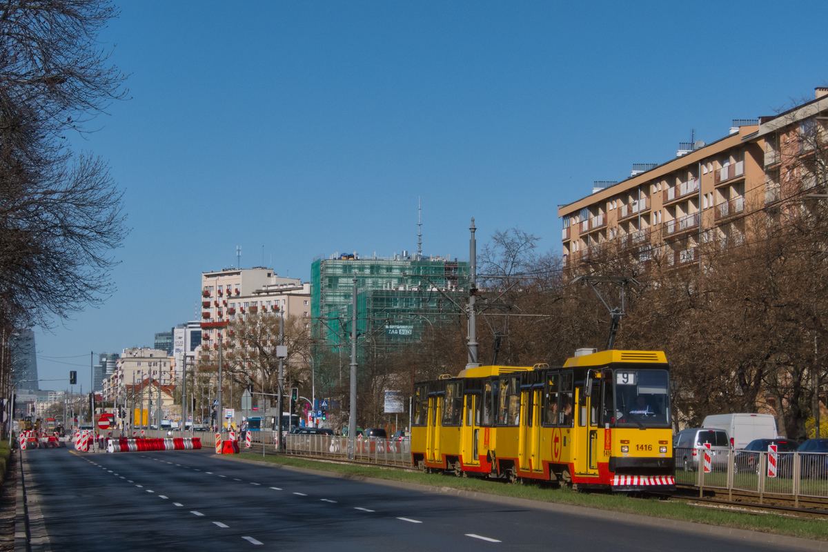 Варшава, Konstal 105Nf № 1416