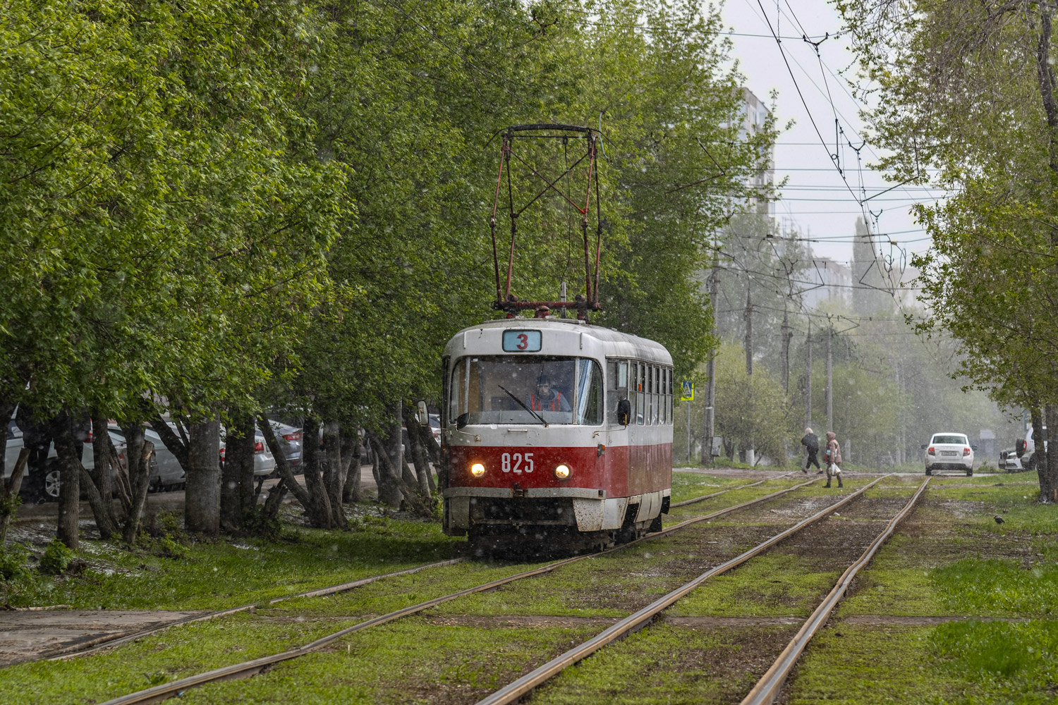 Самара, Tatra T3SU № 825