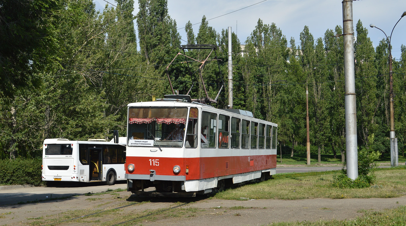Липецк, Tatra T6B5SU № 115