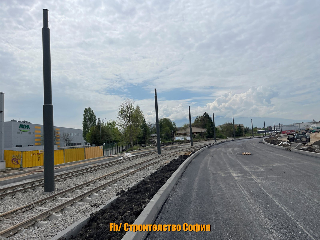 Sofia — Major repair and relocation of the tram route along Rozhen Blvd. from STZ and construction of a new turning wheel in the Iliantsi district. — 05.2024 — 2025