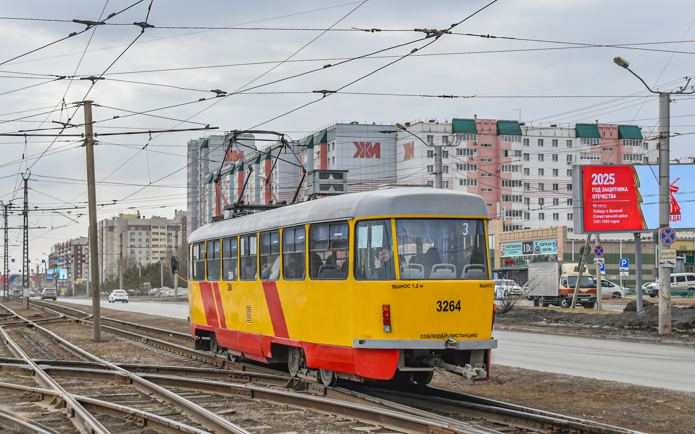 Барнаул, Tatra T3SU КВР Барнаул № 3264