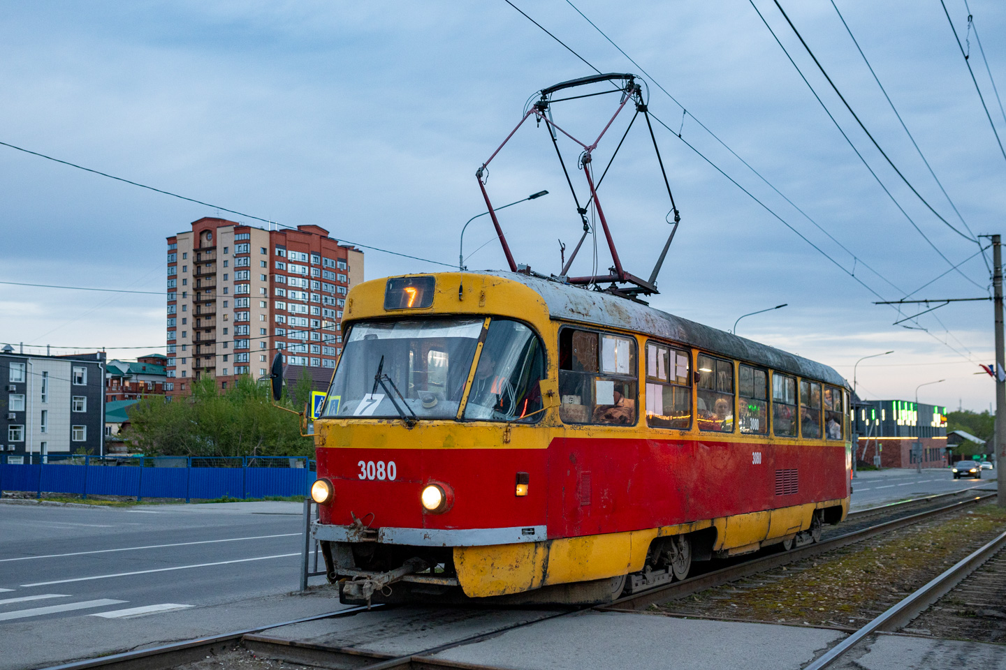 Барнаул, Tatra T3SU № 3080