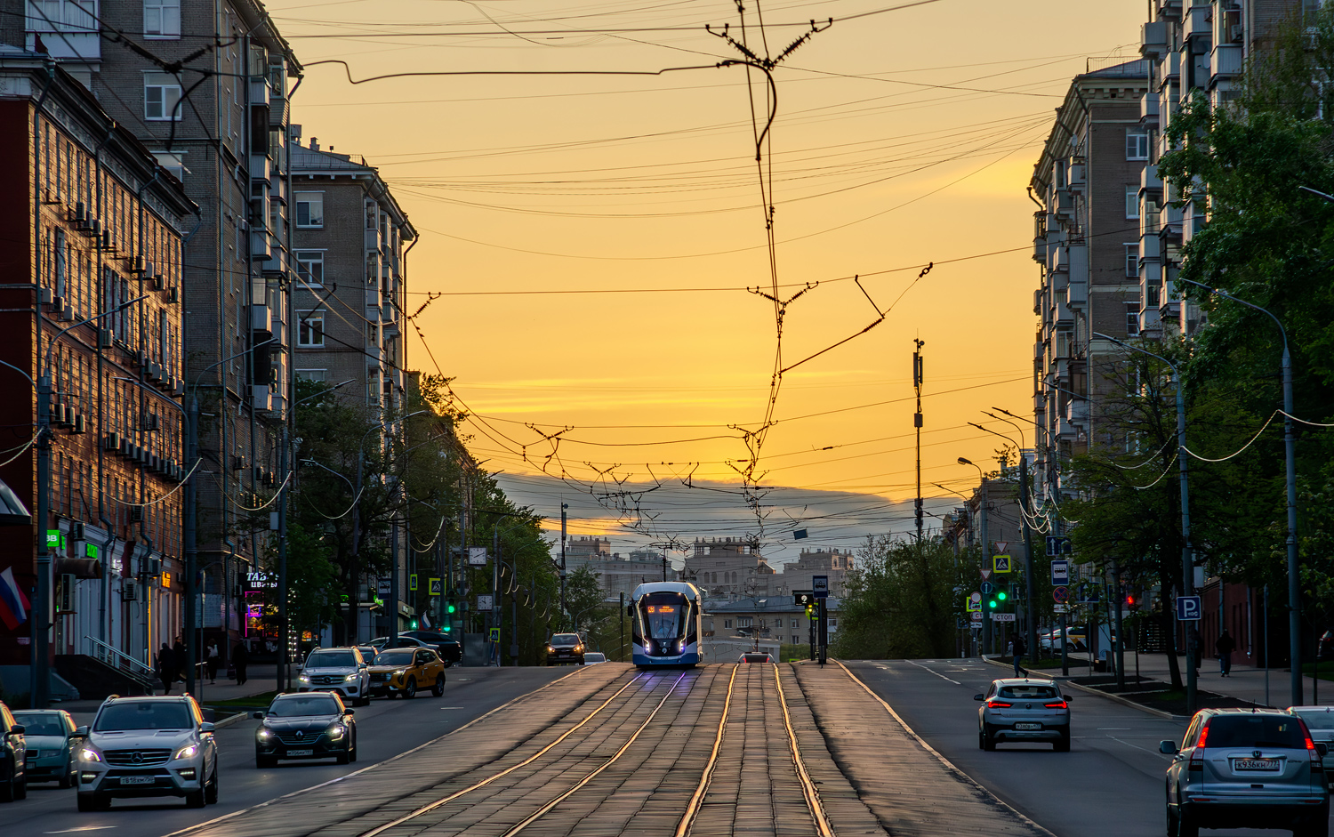 Moskau — Tram lines: South-Western Administrative District