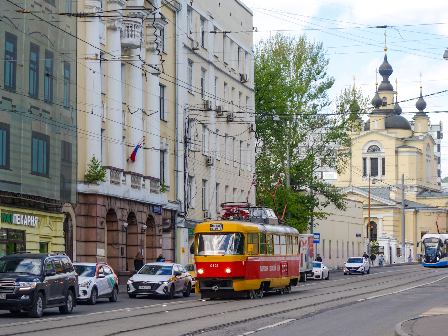 Moscow, Tatra T3SU (2-door) № 0121
