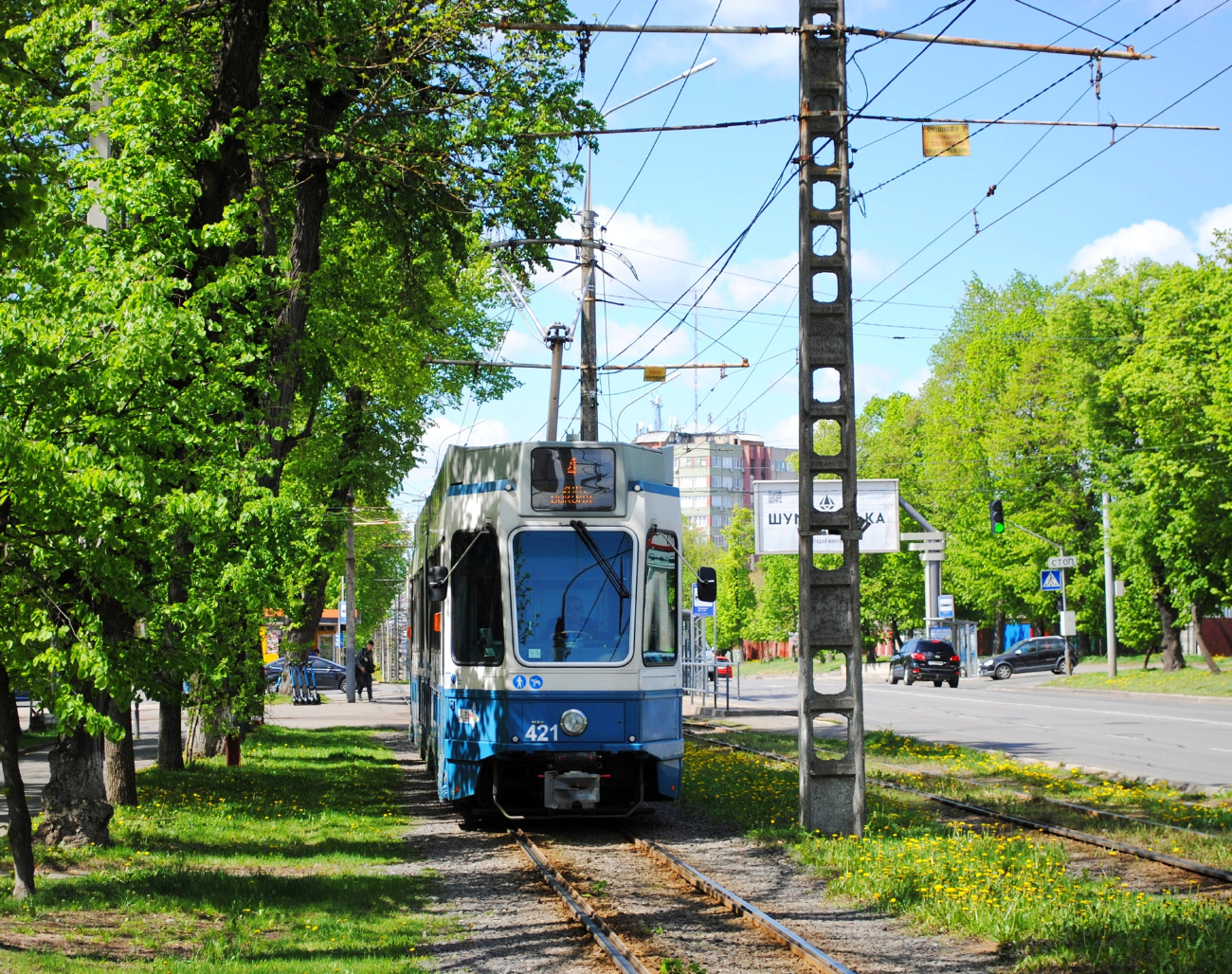 Винница, SWP/SIG/BBC Be 4/6 "Tram 2000" № 421
