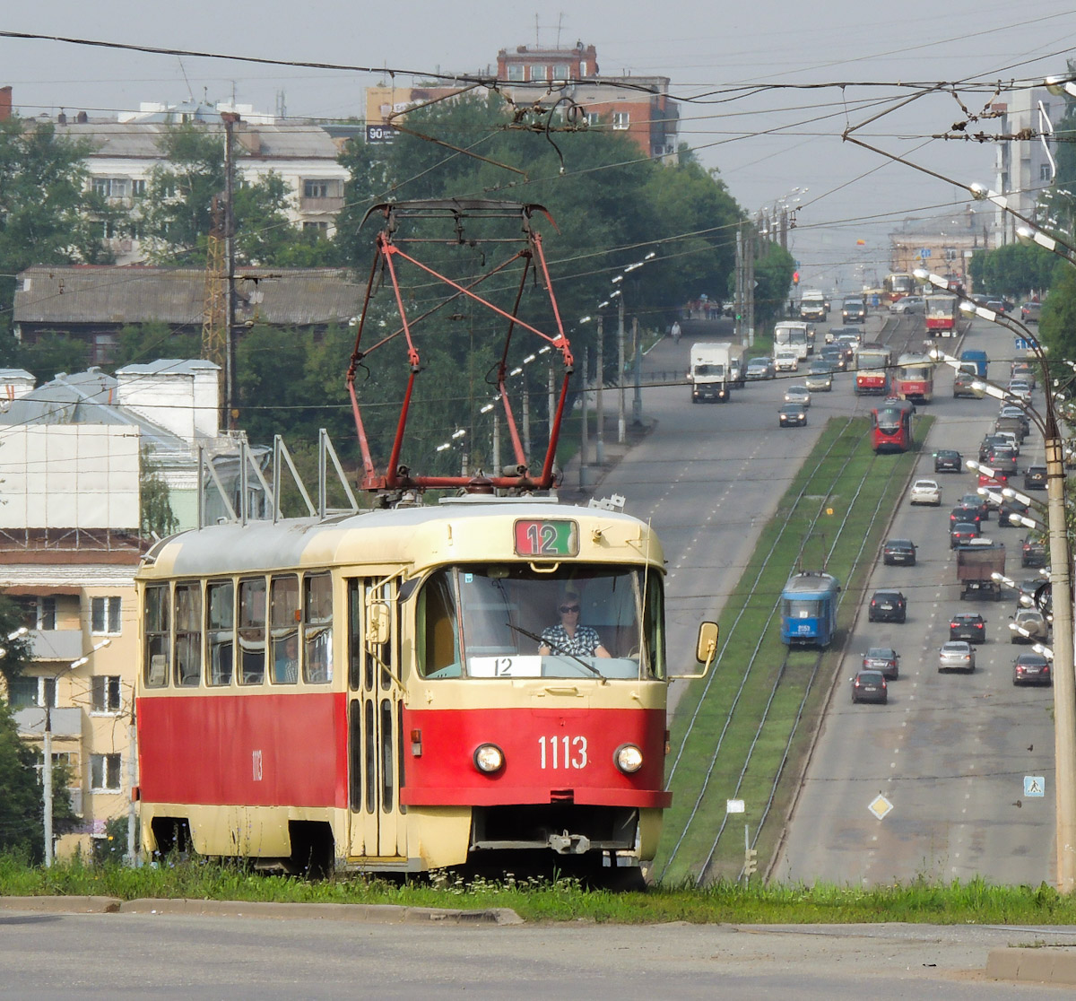 Ижевск, Tatra T3SU (двухдверная) № 1113
