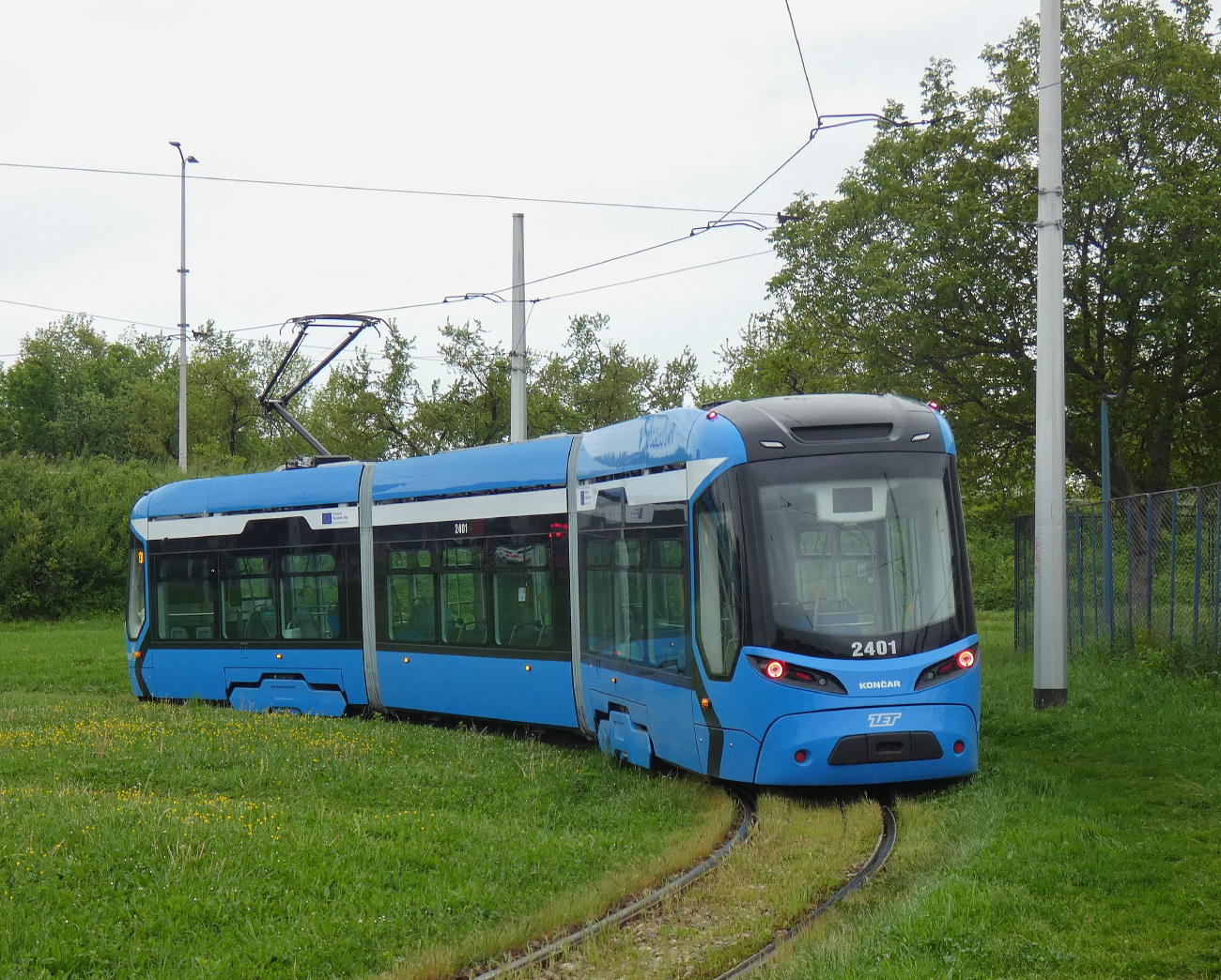 Zagreb, Končar TMK 2400 N°. 2401 Zagreb, Končar TMK 2400 N°. 2401