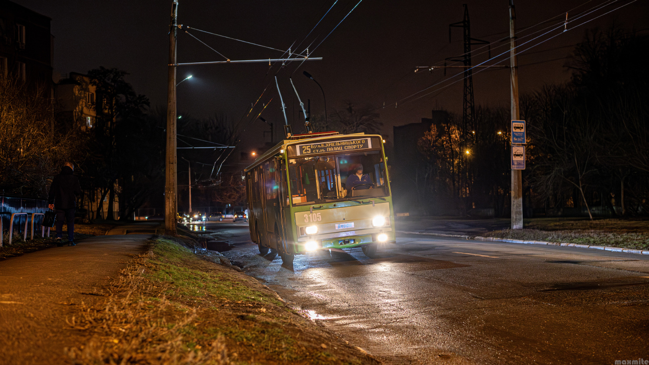 Харьков, Škoda 14Tr17/6M № 3105