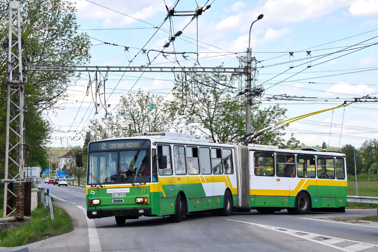 Ческе-Будеёвице, Škoda 15TrM № 27; Ческе-Будеёвице — Последний день регулярной эксплуатации троллейбусов Škoda 15Tr (02.05.2025)